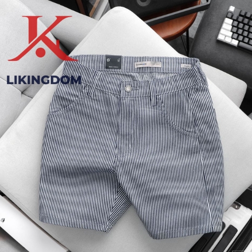 ICONDENIM Striped Utility Denim Men's Shorts