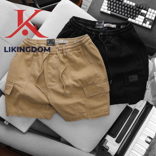 ICONDENIM Denim Cargo Pocket Men's Shorts