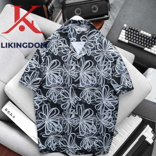 Cuban Men's Shirt ICONDENIM Floral Threads